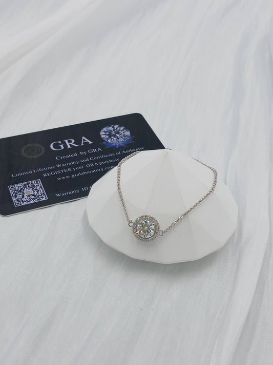 Moissanite diamond bracelet