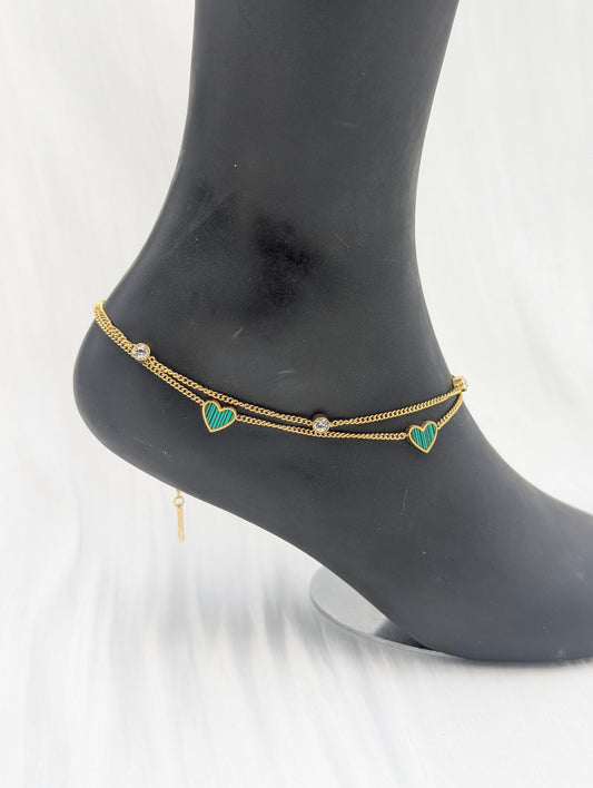 Heart Anklet