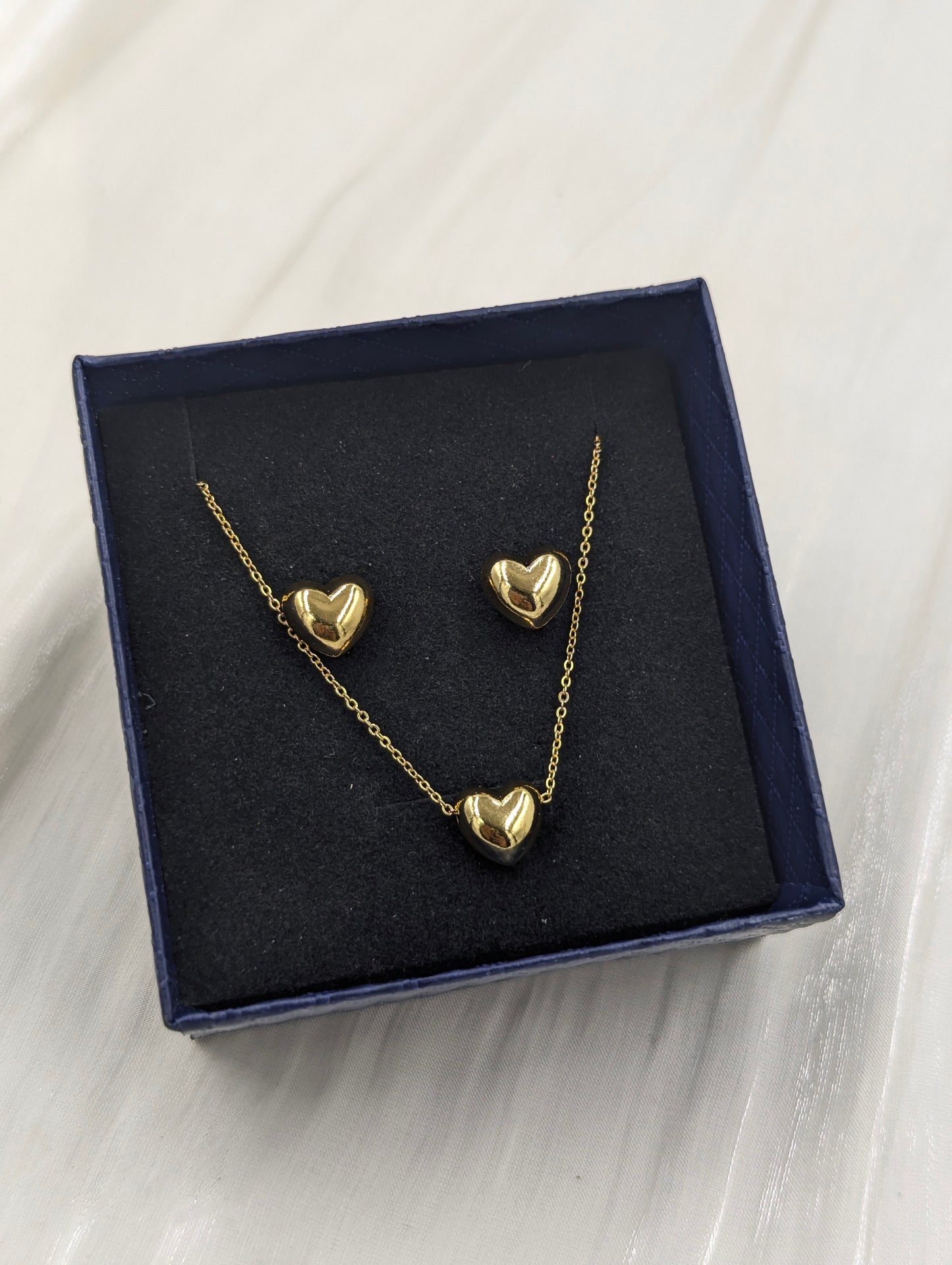Heart Necklace Set