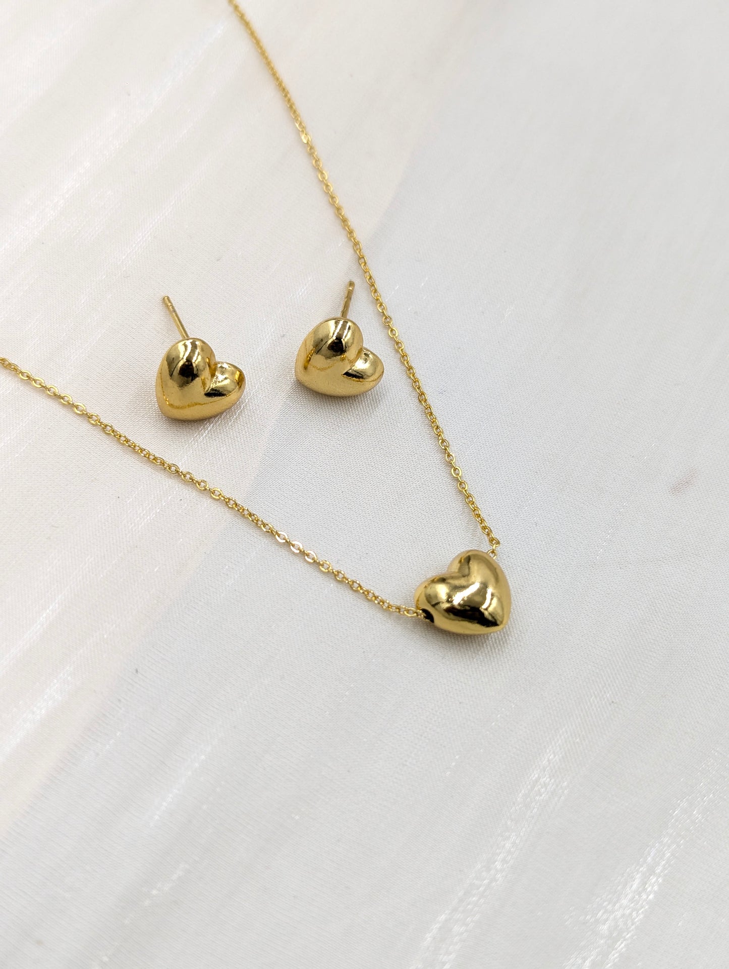 Heart Necklace Set