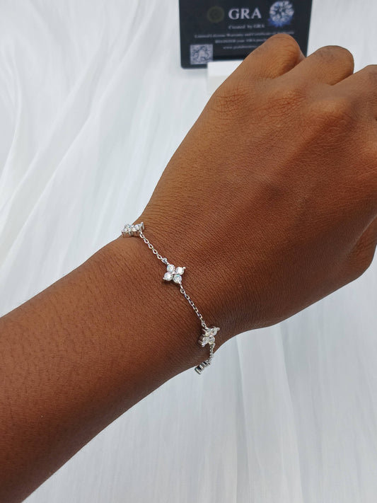 Moissanite diamond bracelet