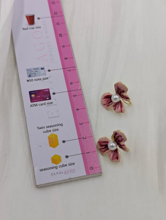 Butterfly Clip On Earrings