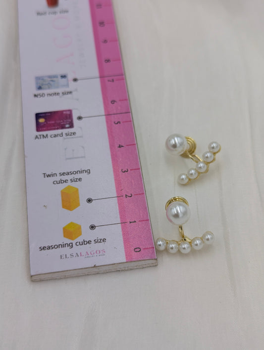 Pearl Clip on Earrings