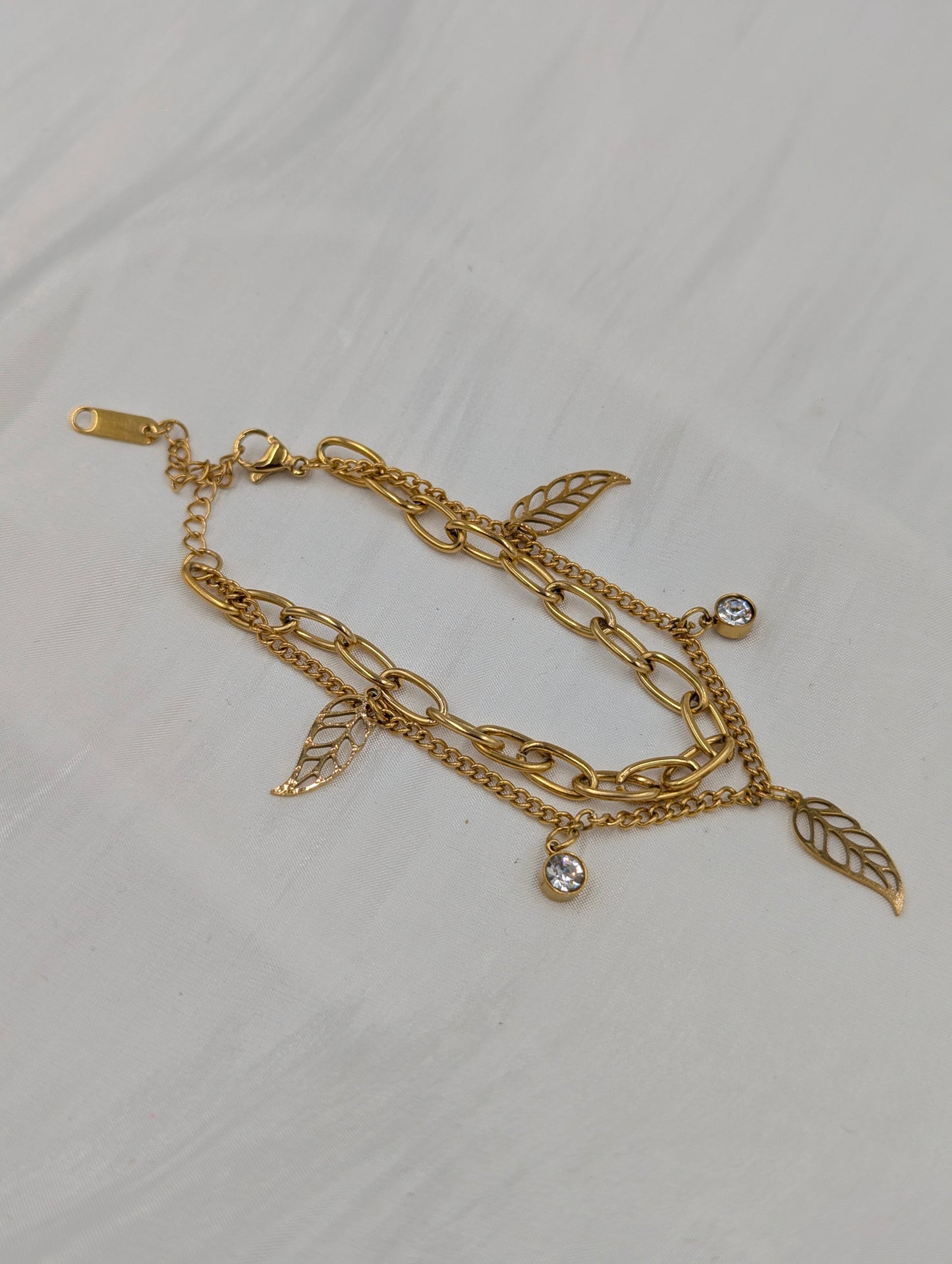 Leaf Layered Bracelet