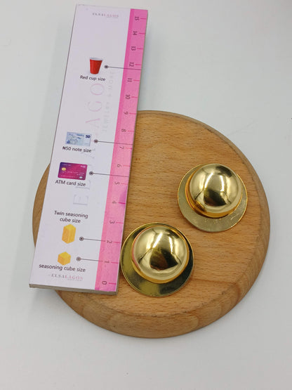 Gold earrings