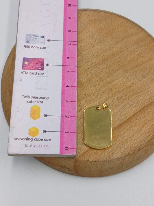 Gold pendant