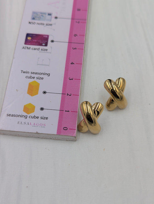 Side Cross Earrings