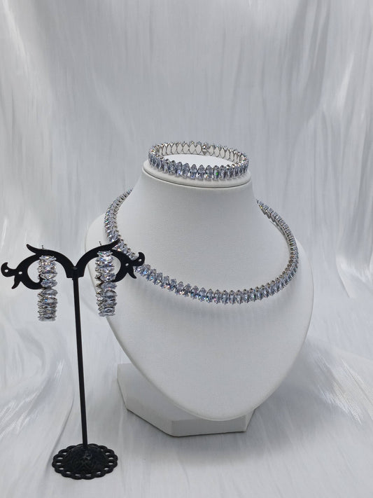 Zirconia Necklace Set