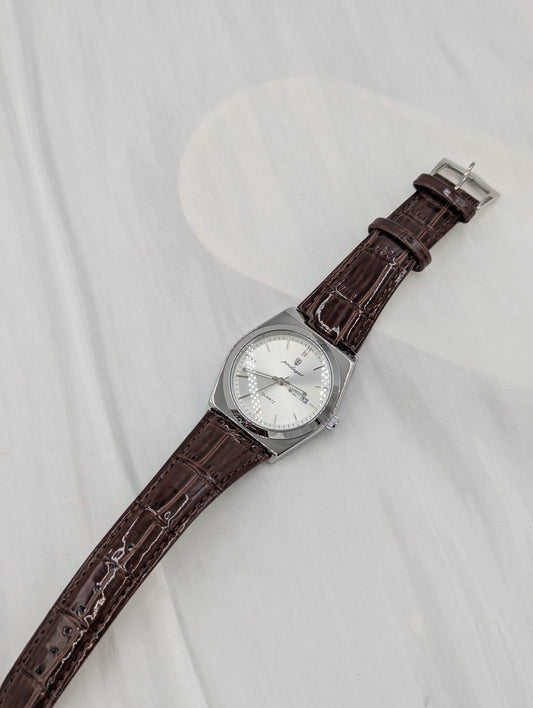 Poedagar Leather Wristwatch