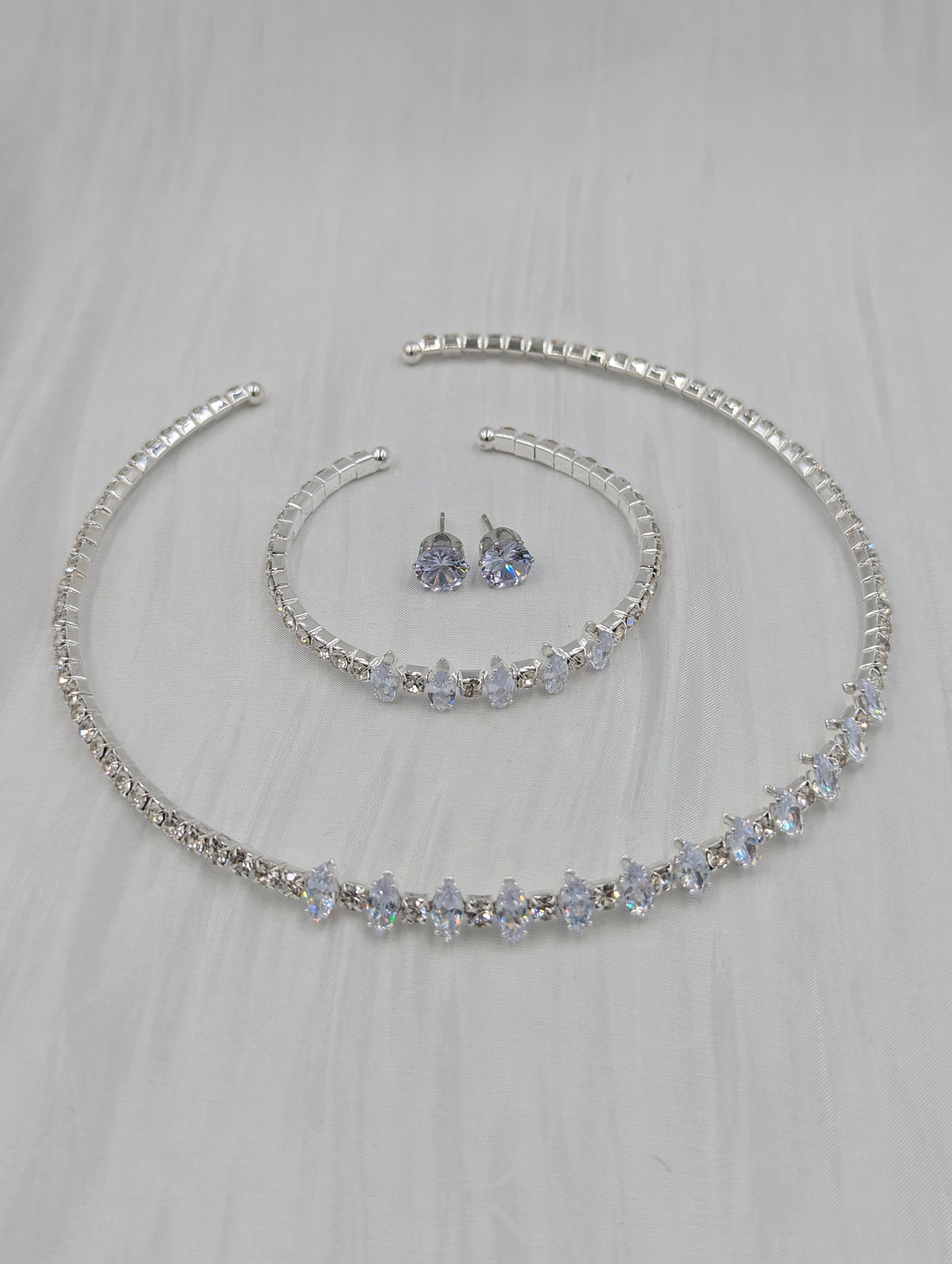 Zirconia Choker Set