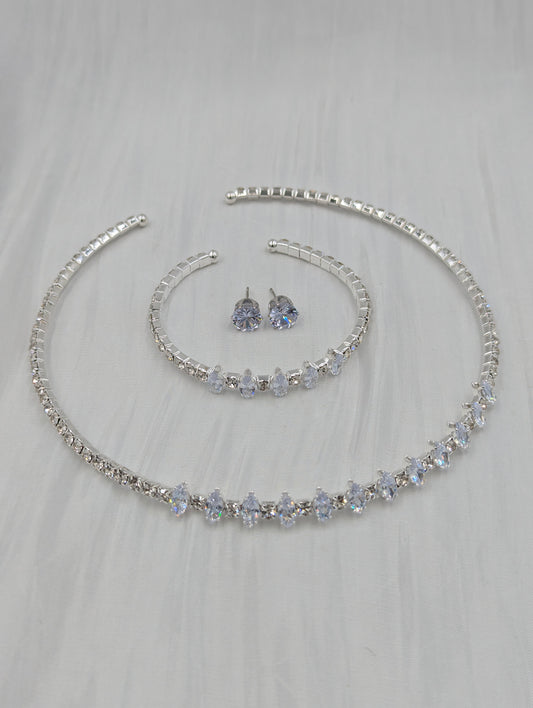 Zirconia Choker Set
