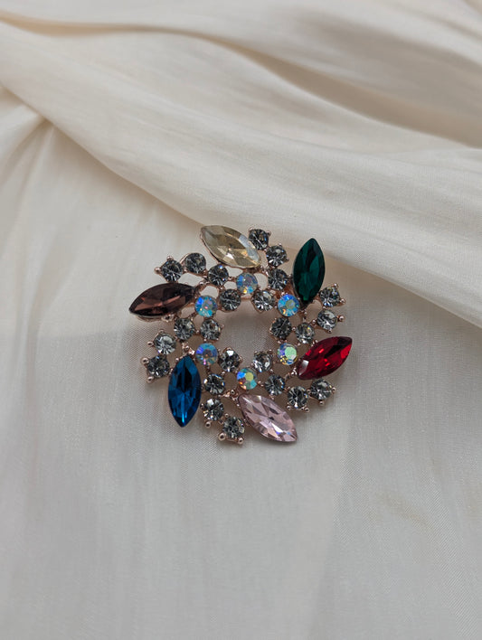Multicoloured Brooch