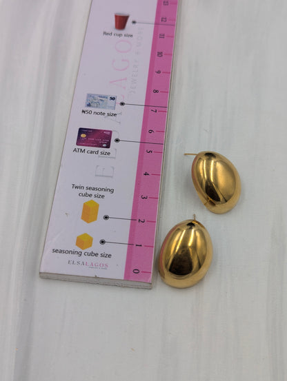 Mini Oval Earrings