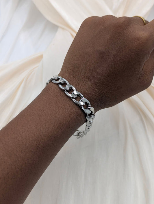Wide Cuban Bracelet
