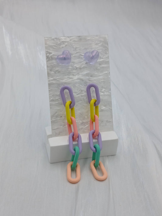 Acrylic earring set