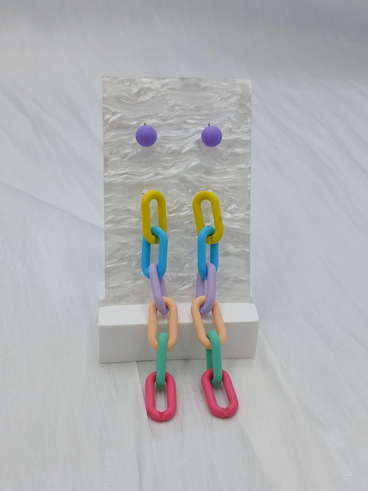 Acrylic earring set