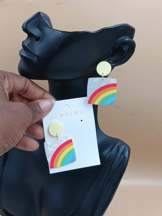 Acrylic earrings