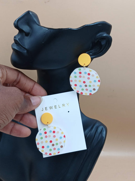 Acrylic earrings