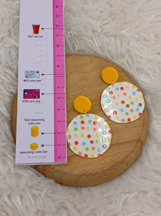 Acrylic earrings