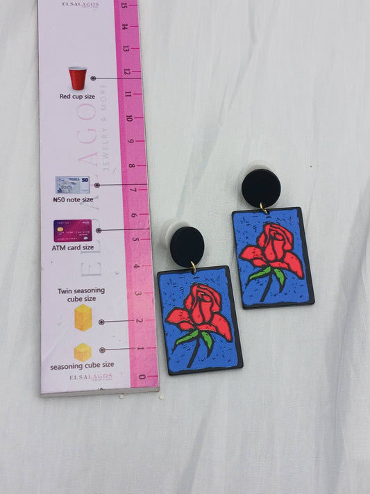 Acrylic earrings
