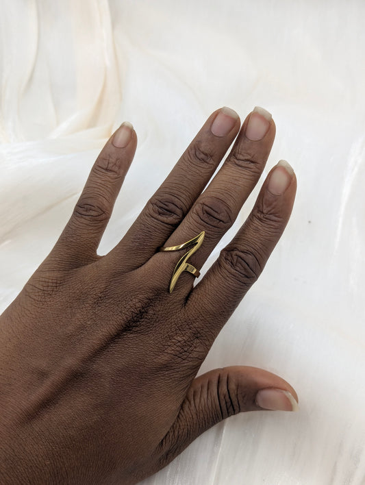 Angled Ring (size 8-9)