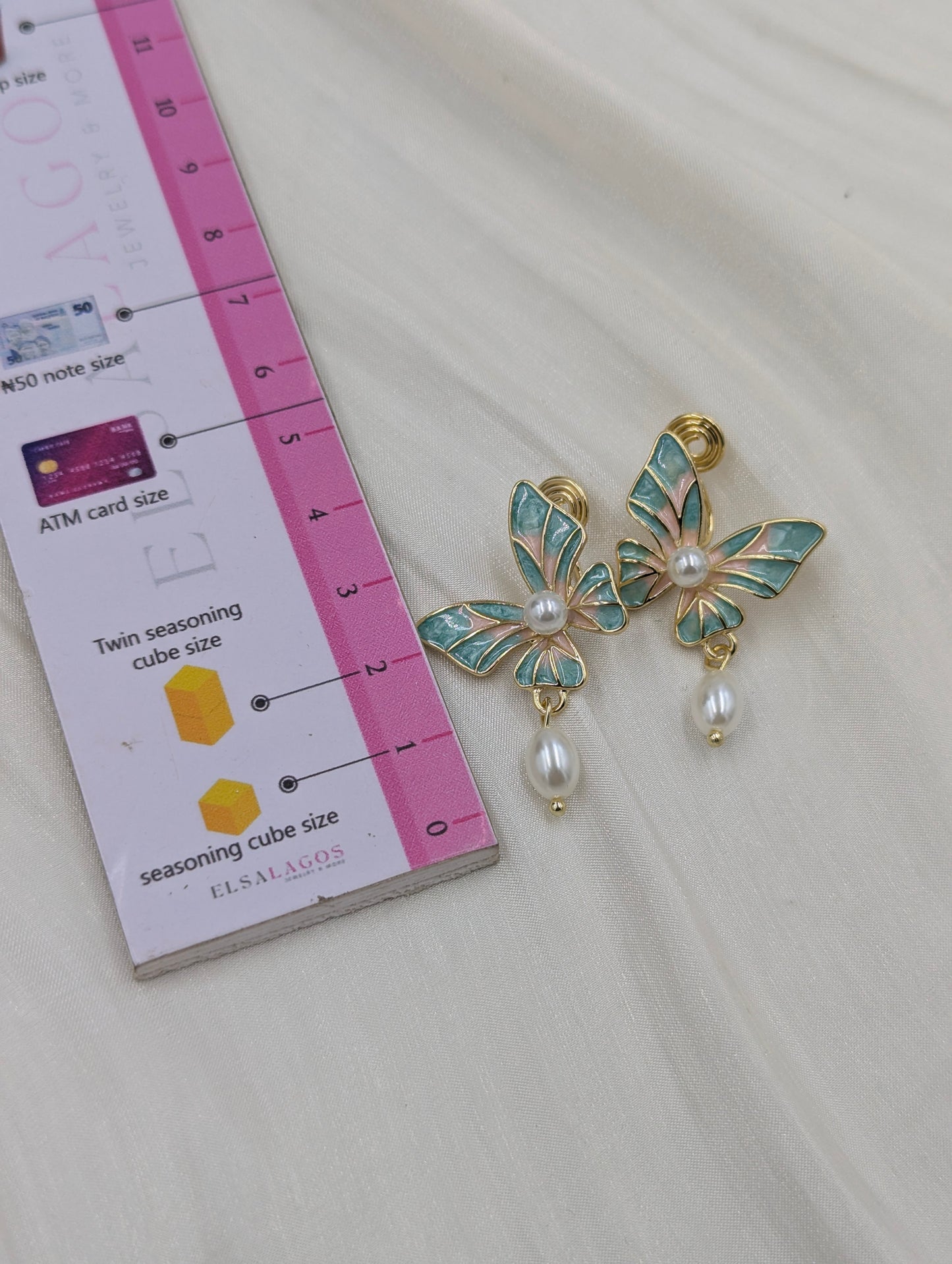 Butterfly Clip Earrings