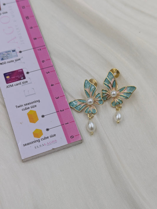 Butterfly Clip Earrings