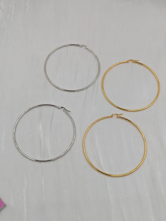Classic Big Hoop earrings (4)