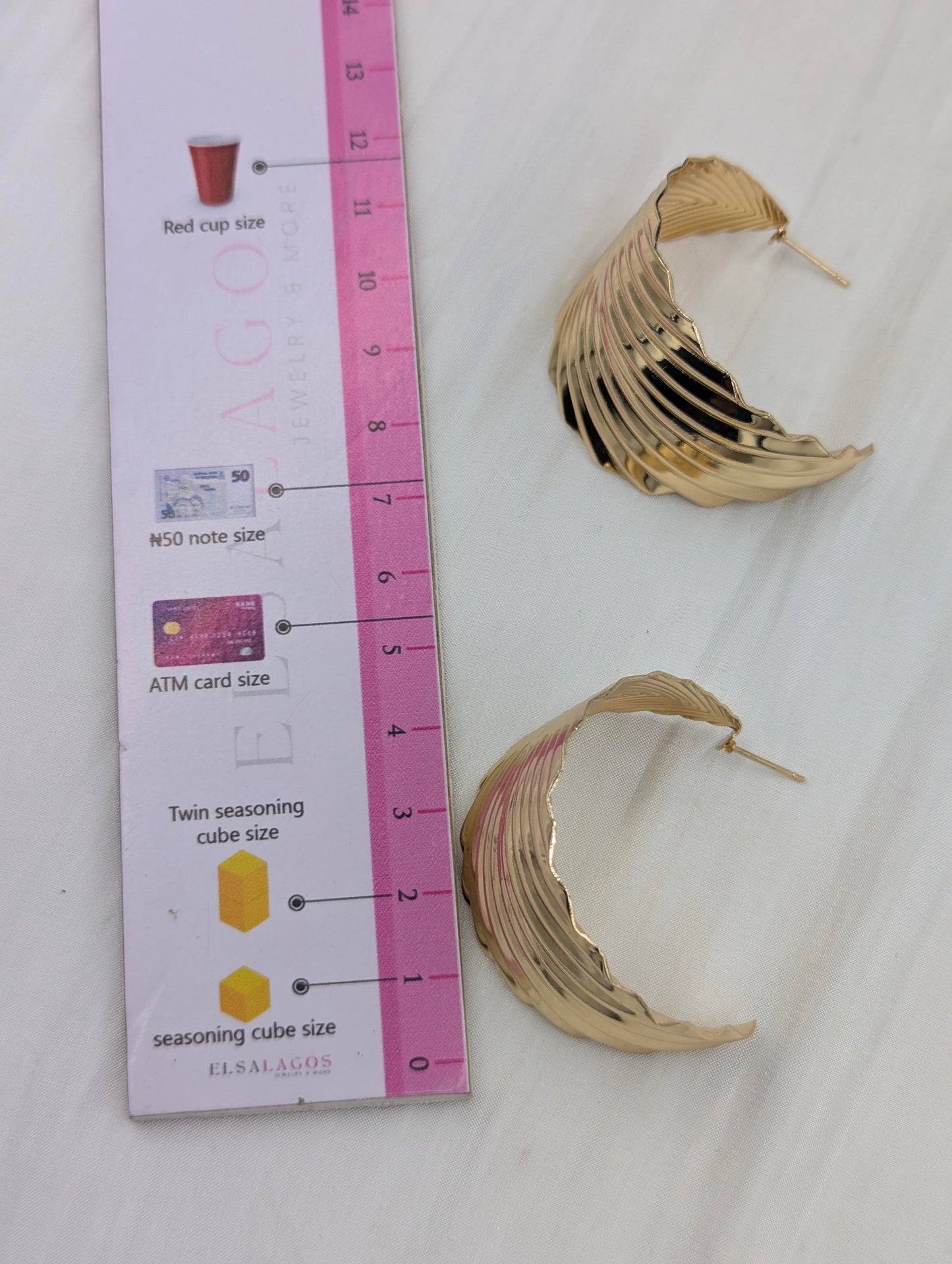 Curled Leaf Earrings