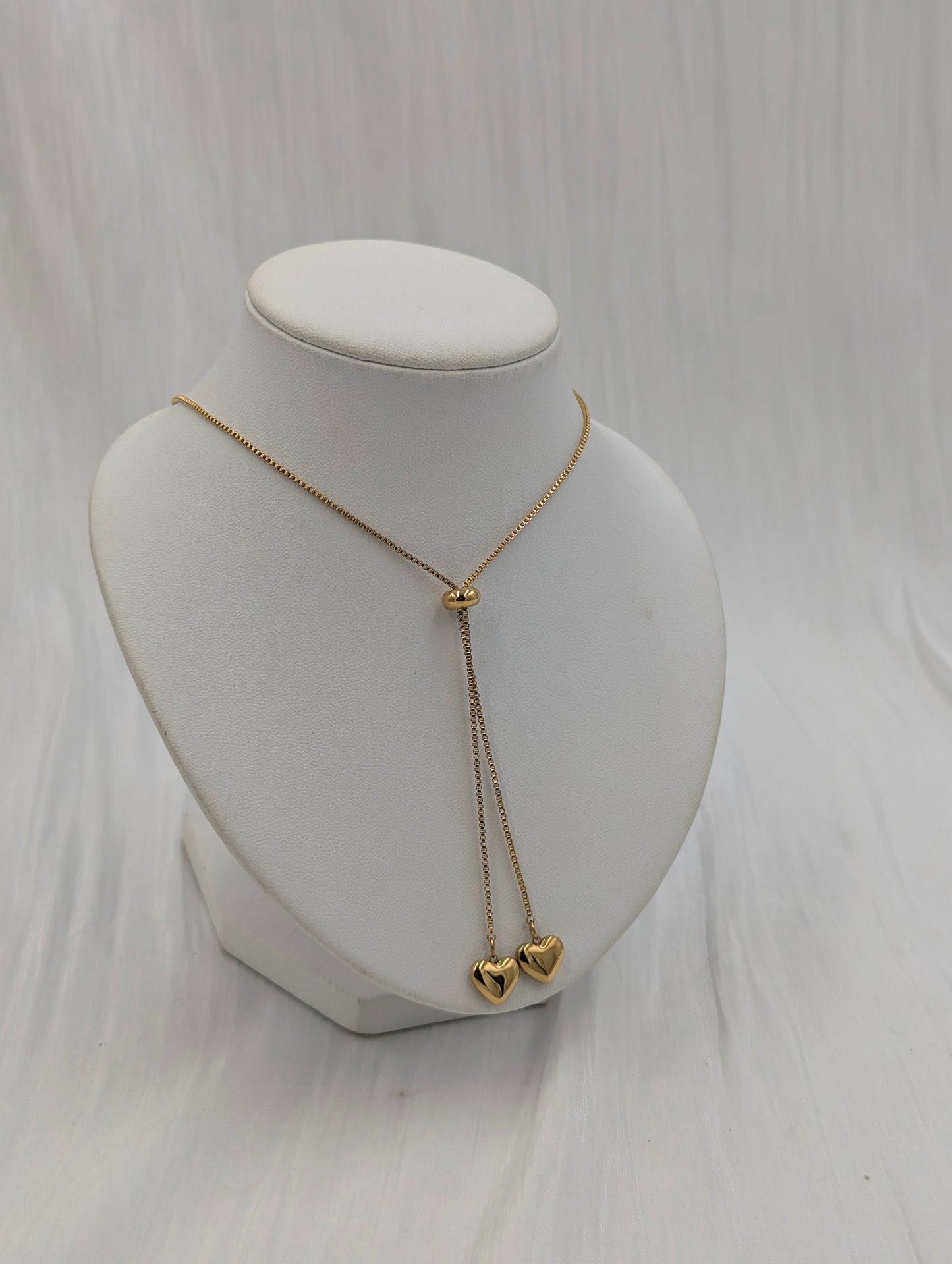 Drawstring Heart Necklace
