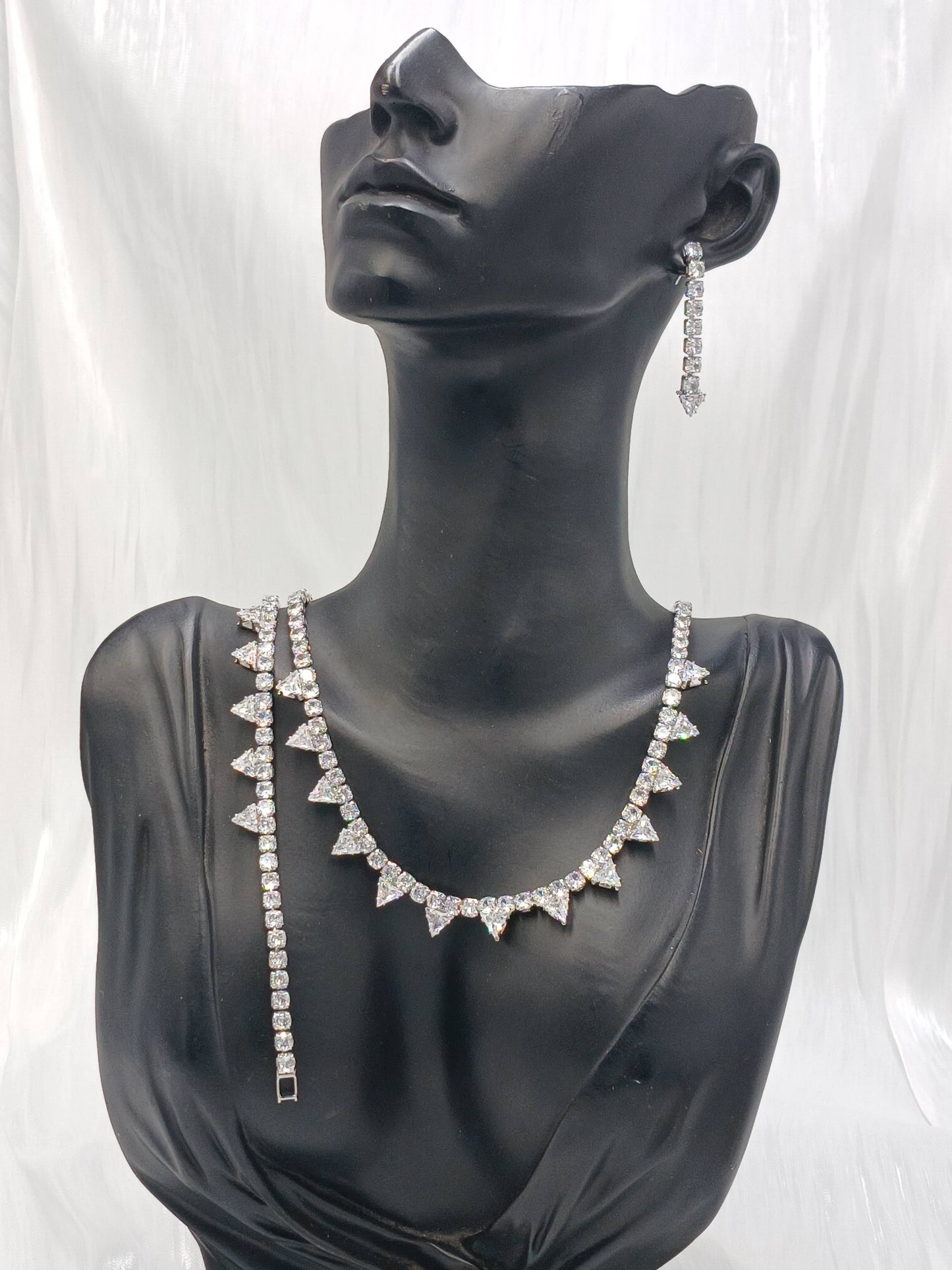 Silver Necklace Set