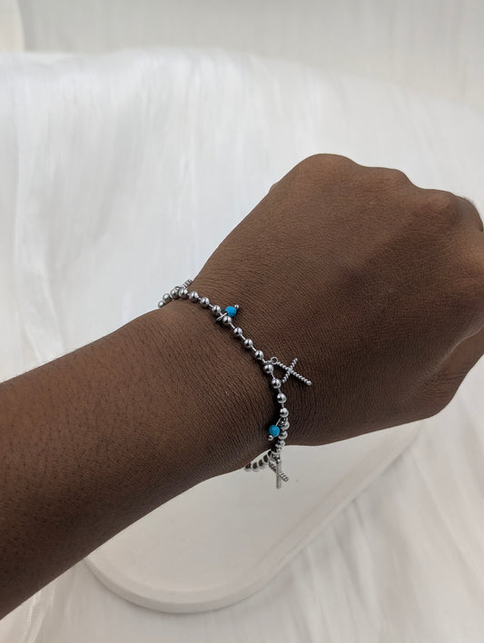 Turquoise Charm Bracelet