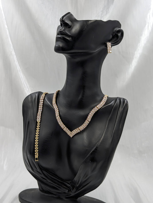 Wavy Necklace Set
