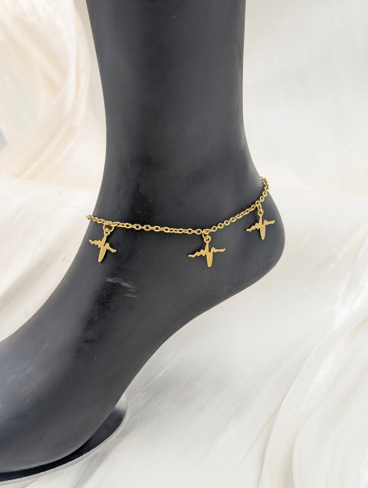 Heartbeat Anklet