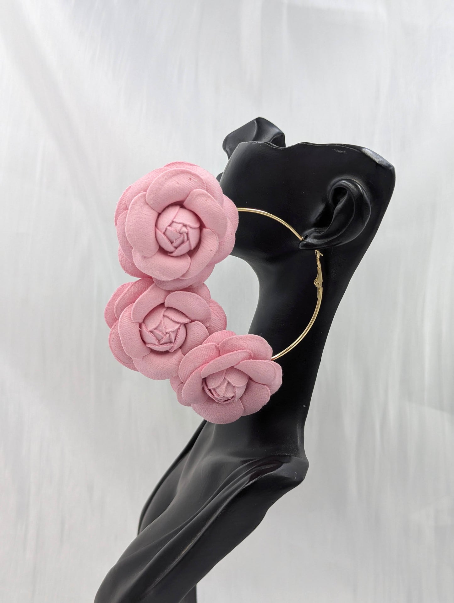 Rose Basket Earrings