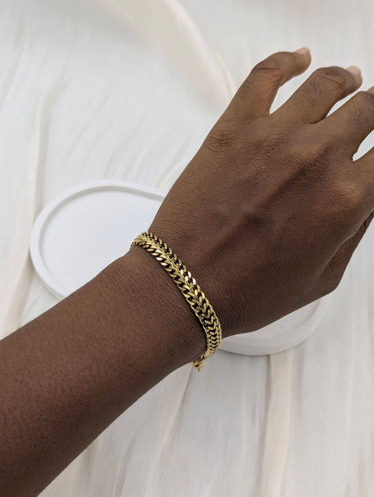 Ribbed Carpet Hand Chain