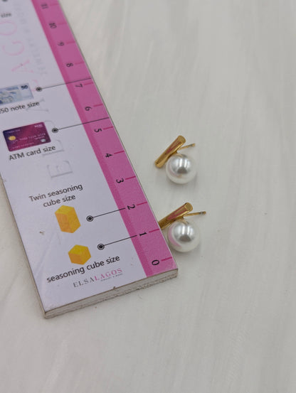 Pearl Bar Earrings