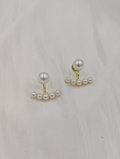 Pearl Clip on Earrings