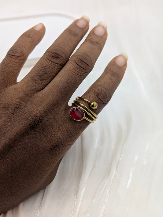 Gemstone Ring (size 10)