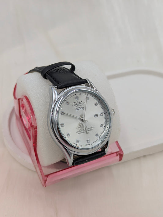 Leather Wristwatch