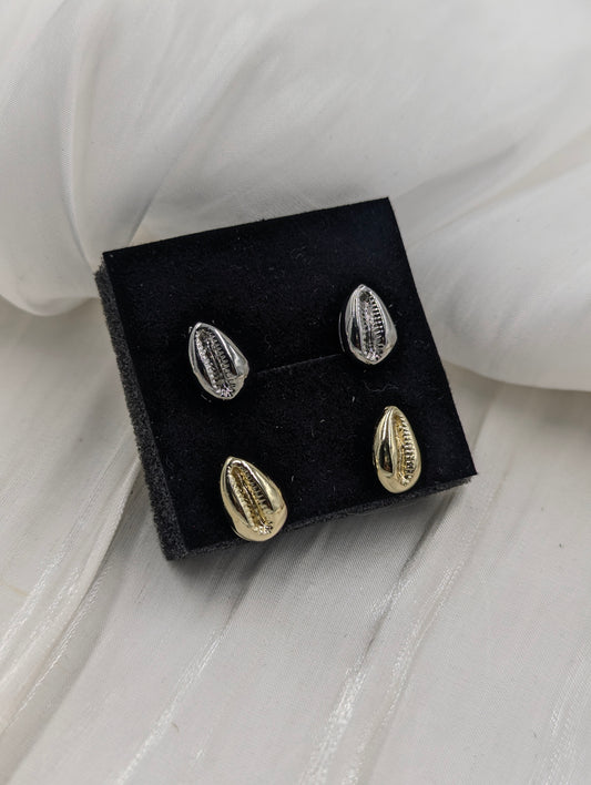 Cowry Studs