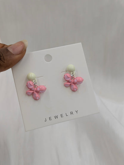 Butterfly Clip On Earrings