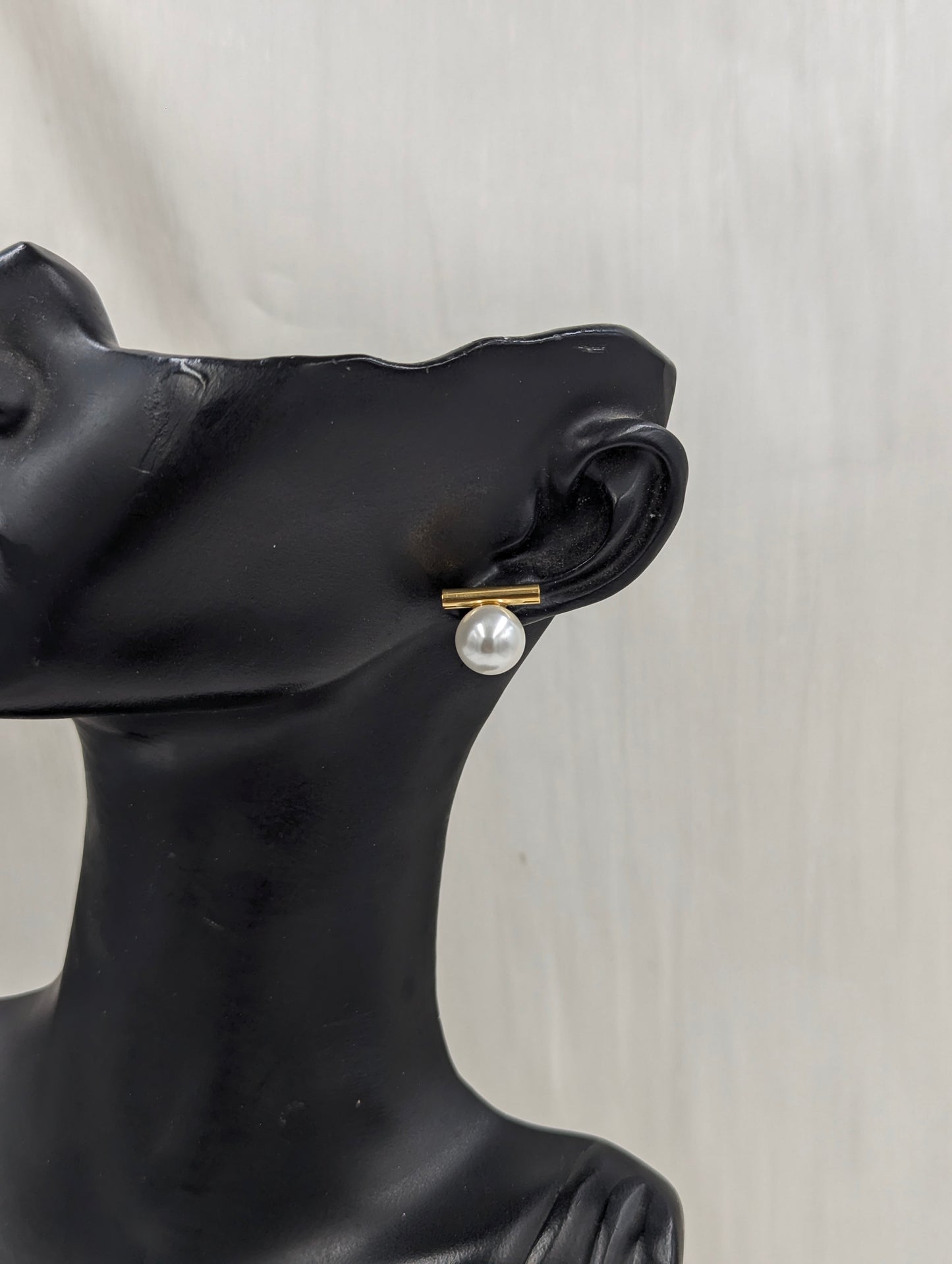 Pearl Bar Earrings