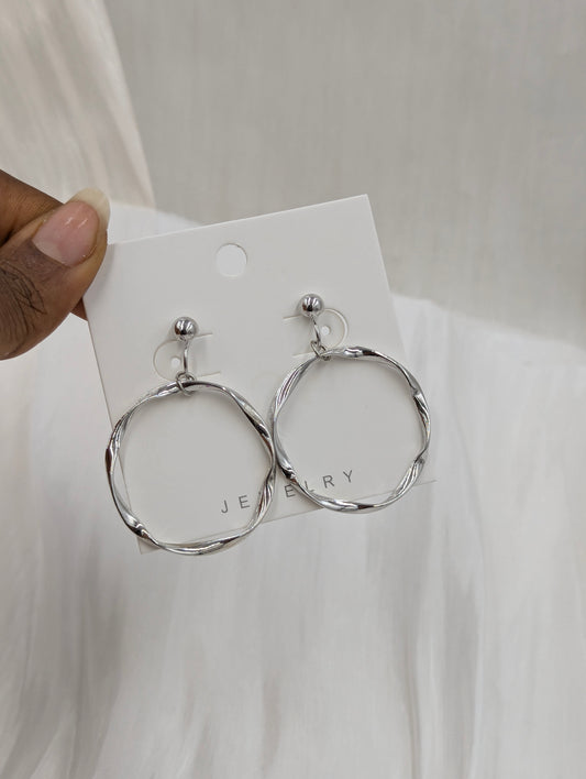Hoop Clip On Earrings