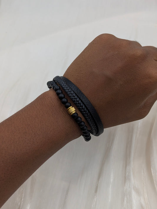 Minimalist Leather Bangle