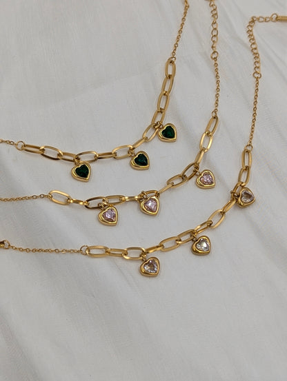 Heart Charm Bracelet