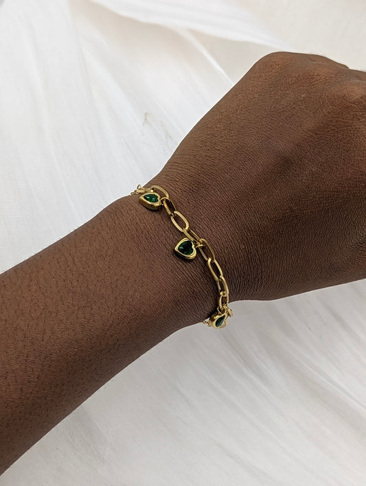 Heart Charm Bracelet