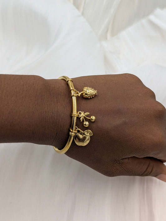 Fruity Charm Bangle