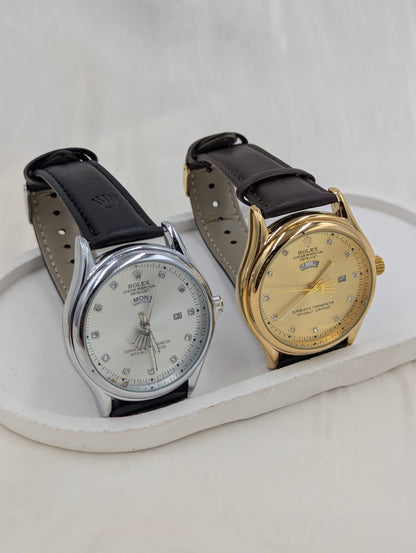 Leather Wristwatch
