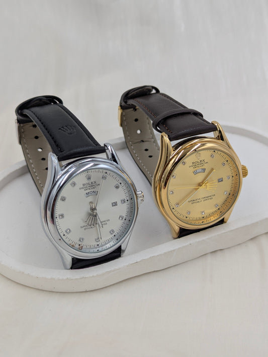 Leather Wristwatch